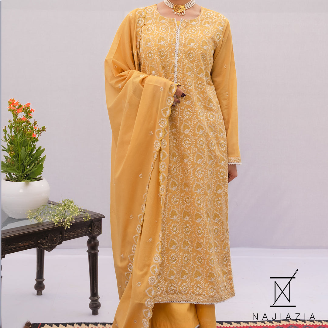 Najia Zia Unstitched 3 Piece Lawn Collection'2025-Jaal