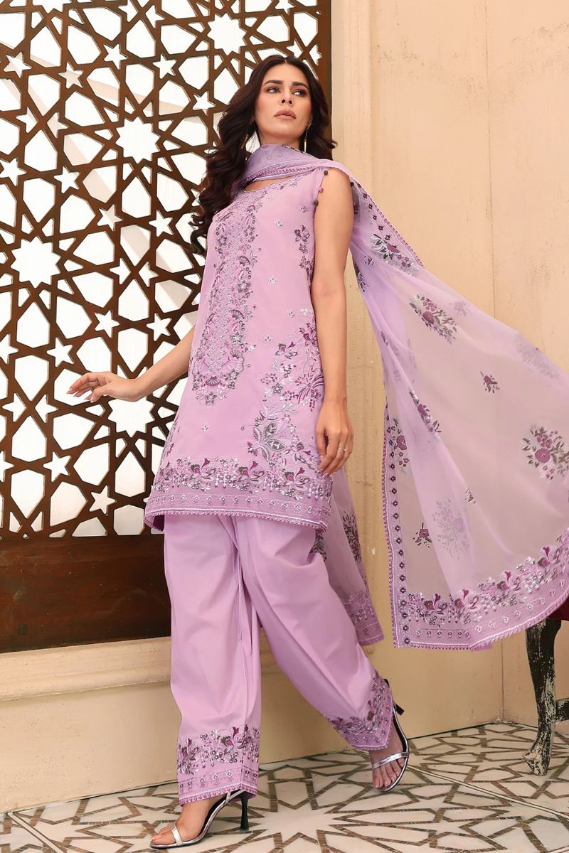 Tabeer By Mariam Malik Stitched 3 Piece Summer Collection'2025-Lylah