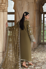 Romansiyyah By Emaan Adeel Unstitched 3 Piece Luxury Formals Collection'2025-Olivea