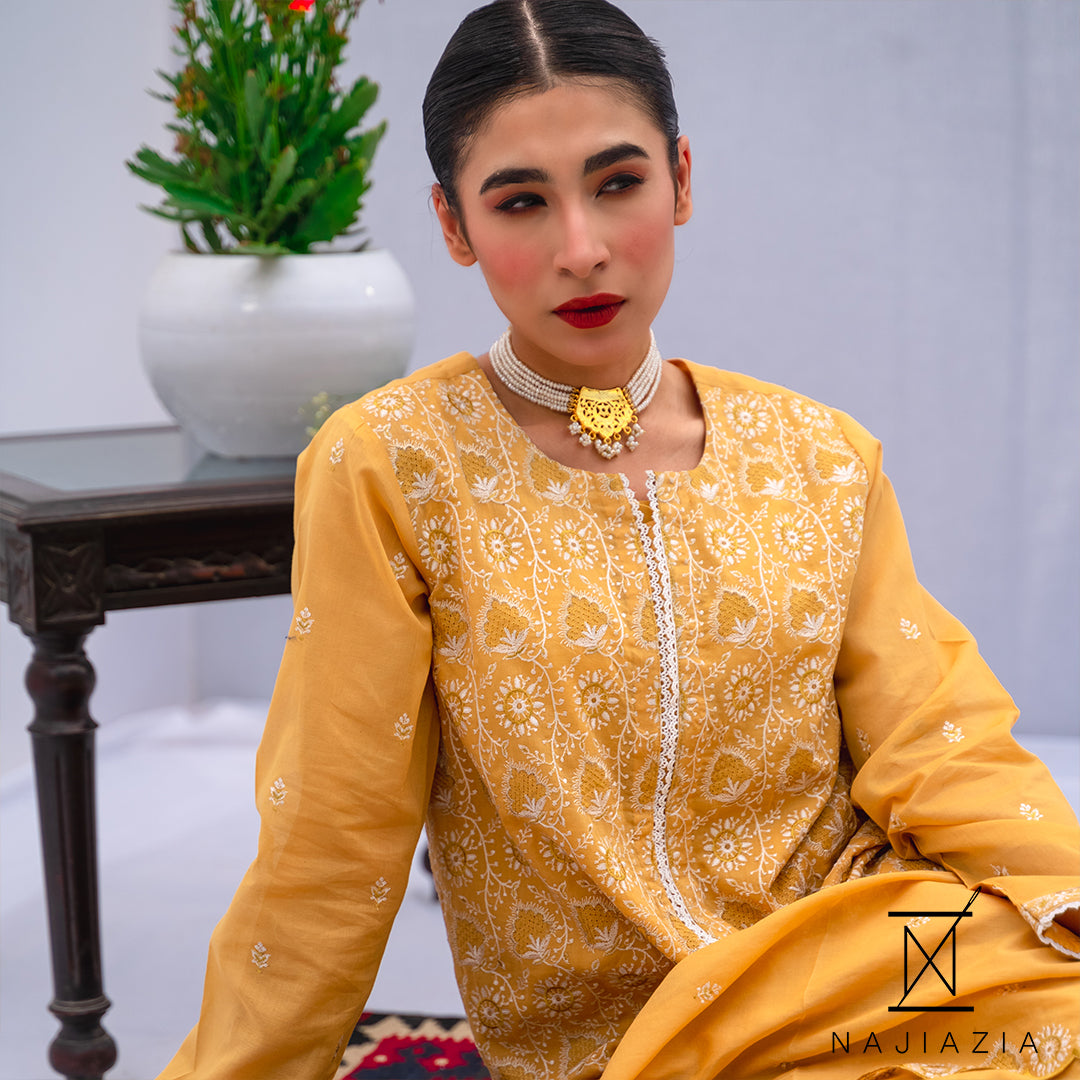 Najia Zia Unstitched 3 Piece Lawn Collection'2025-Jaal