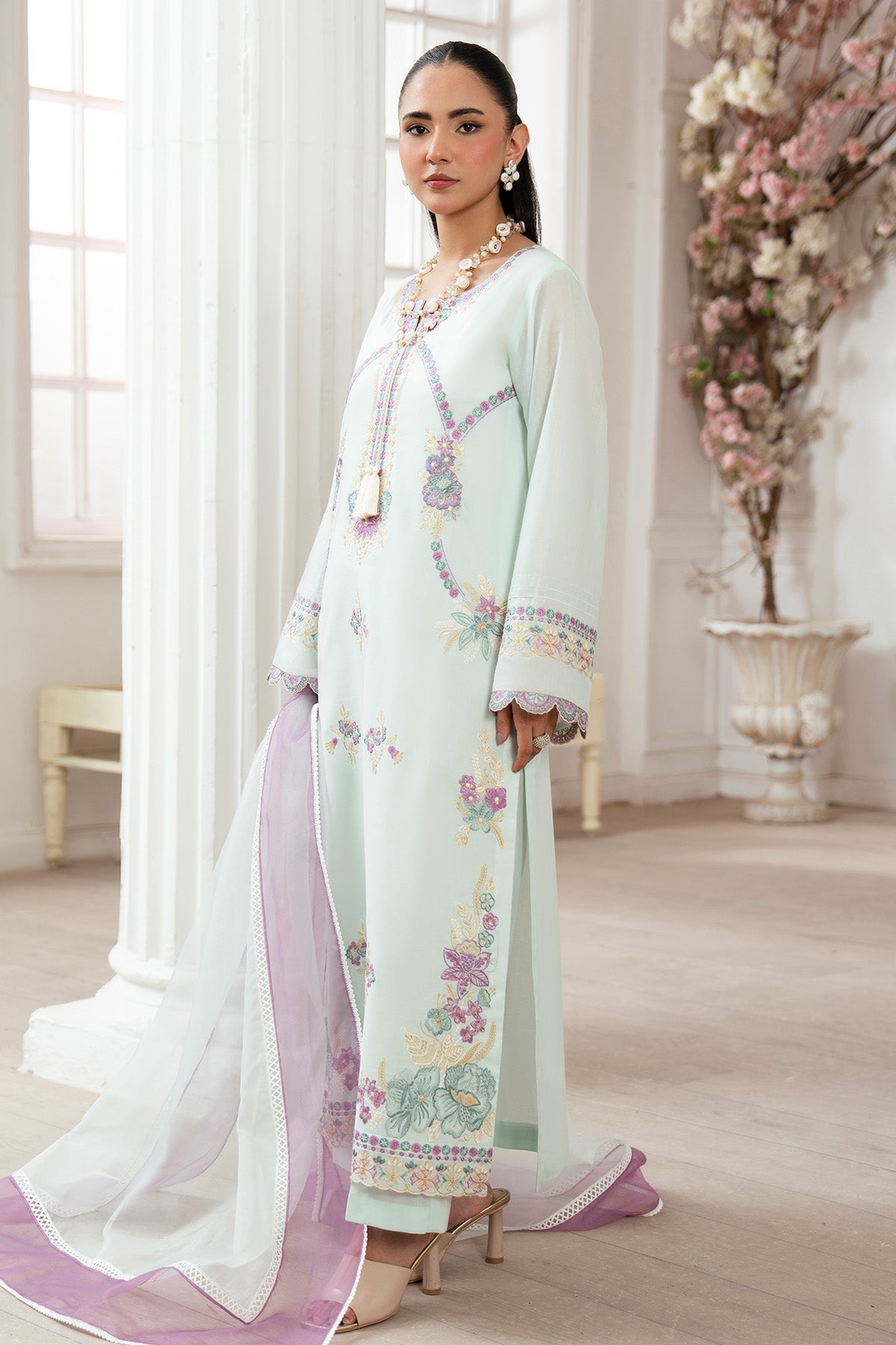 Kianna Pret By Imrozia Serene Stitched Summer Lawn Collection'2025-SP-77 Jael