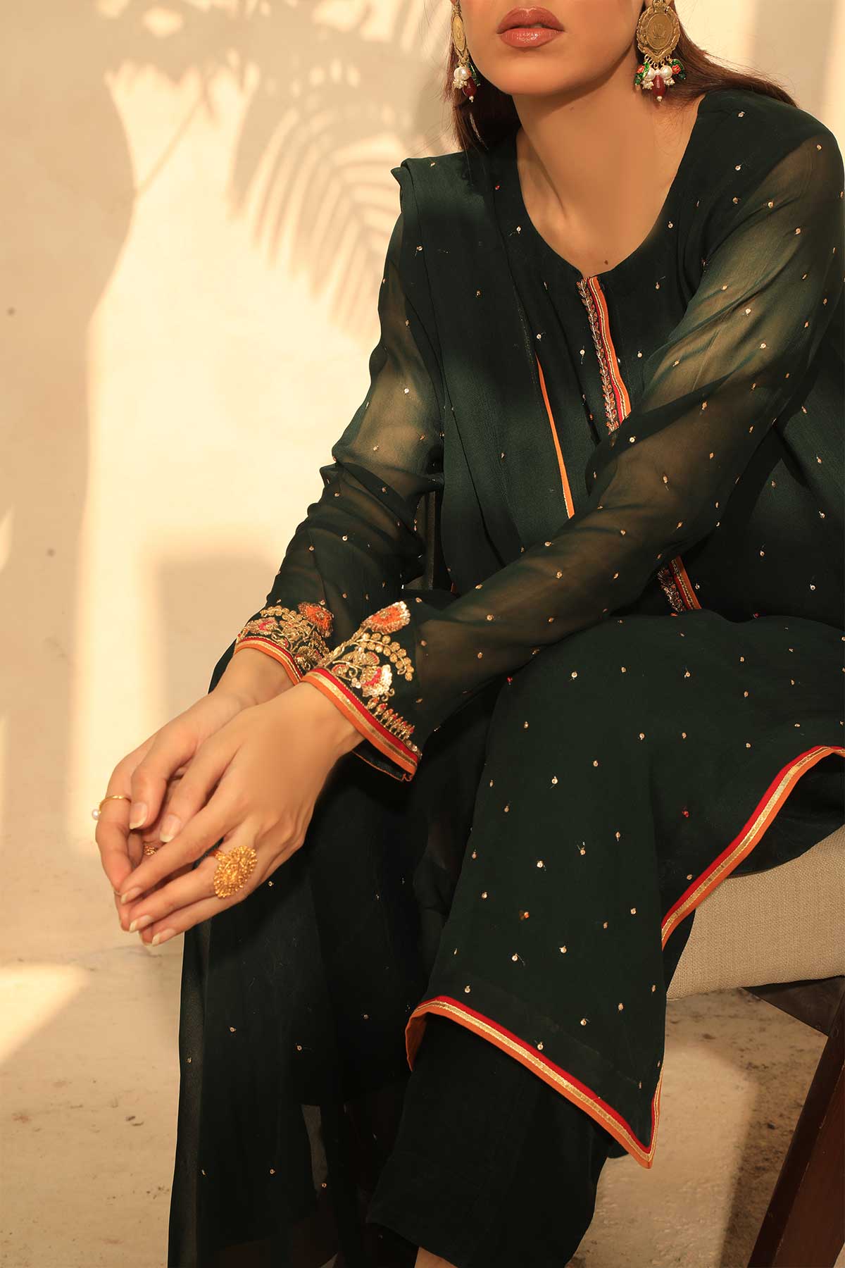 Najia Zia Stitched 3 Piece Festive Collection'2025-Grace