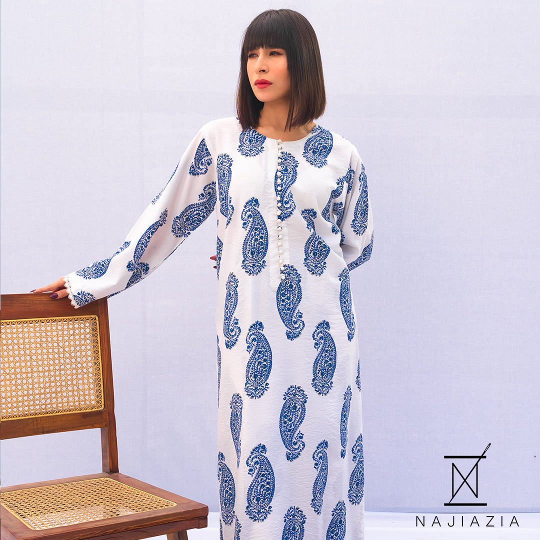 Najia Zia Stitched 2 Piece Lawn Collection'2025-Kairy