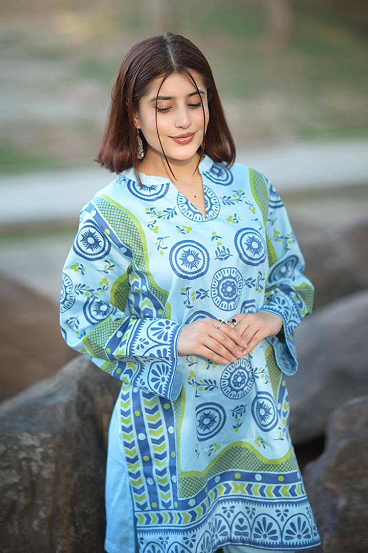 Urban Cut 2 Piece Cotton Printed Co- Ord Set