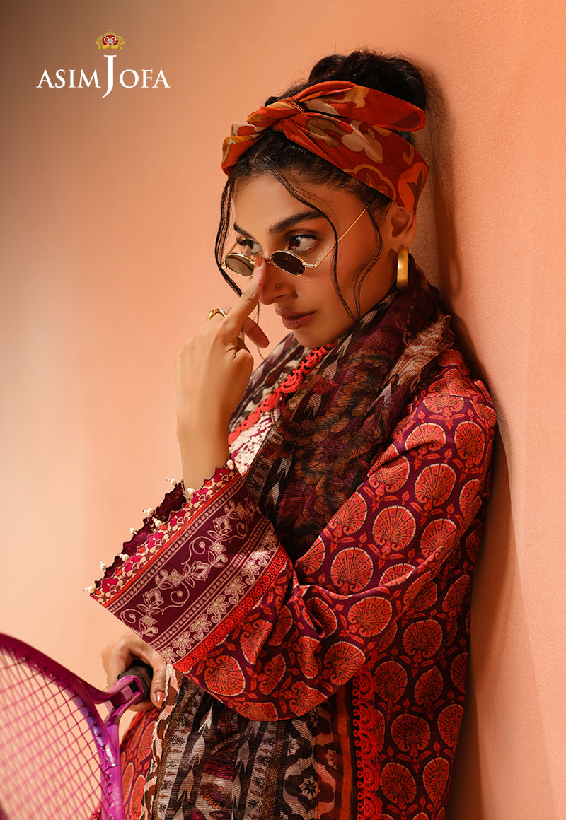Rhapsody By Asim Jofa Unstitched 3 Piece Summer Collection'2025 Ajubu-26