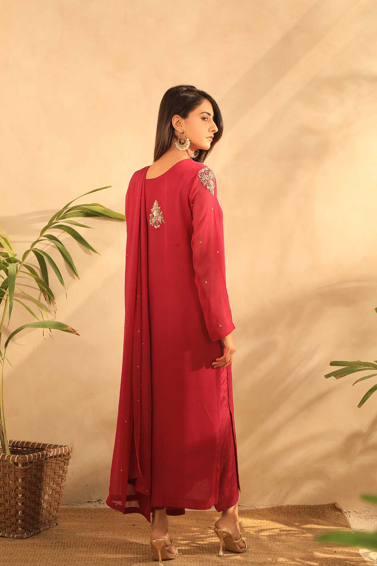Najia Zia Stitched 2 Piece Festive Collection'2025-Charisma
