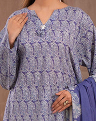 Ayla Studio Stitched PRINTED ESSENTIAL 3 PC - Paisley Passion