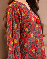 Ayla Studio Stitched PRINTED ESSENTIAL CO-ORD - Psychedelic Night