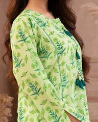 Ayla Studio Stitched PRINTED ESSENTIAL 2PC - Green Cluster