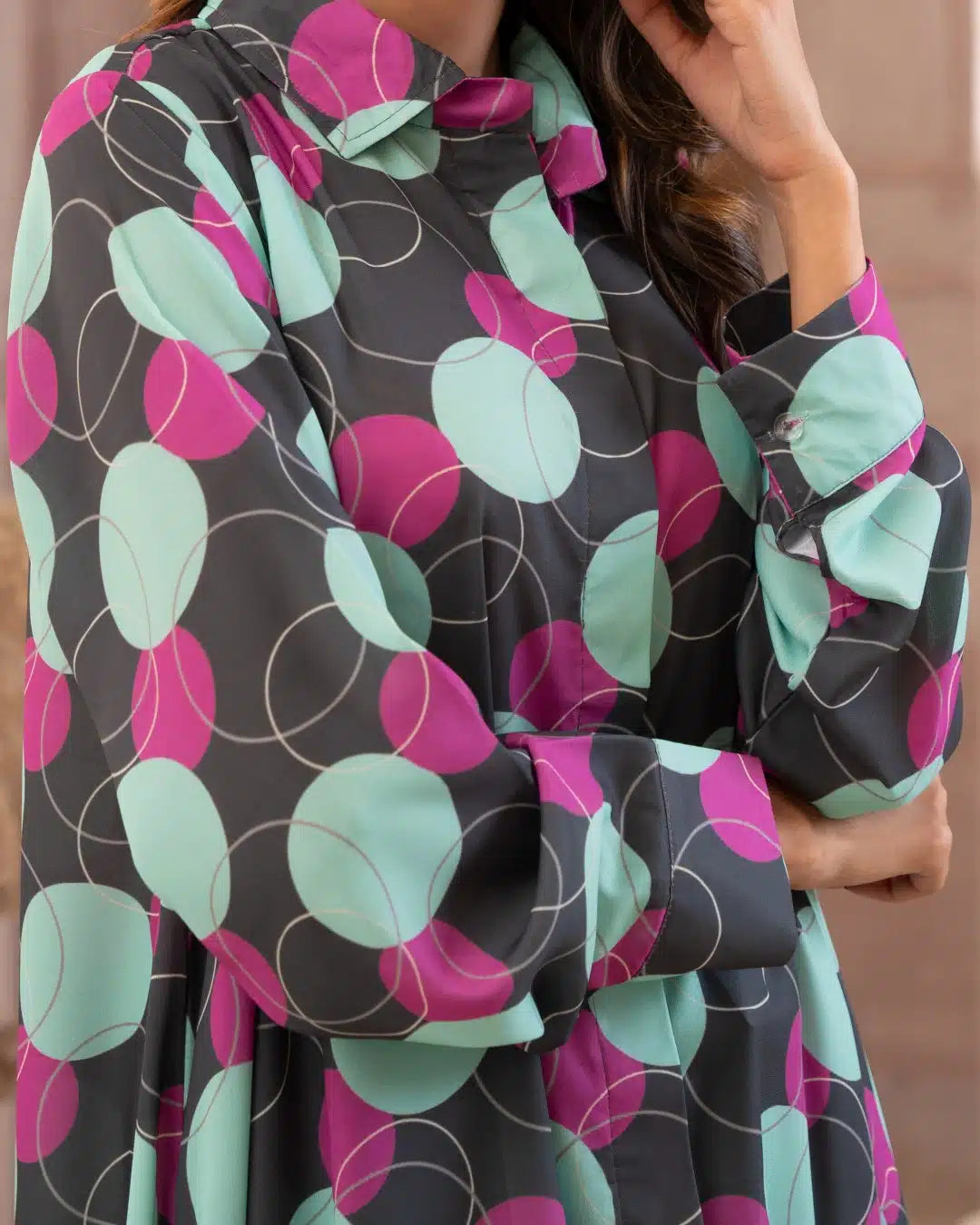 Ayla Studio Stitched PRINTED ESSENTIAL 1PC - Bubbles