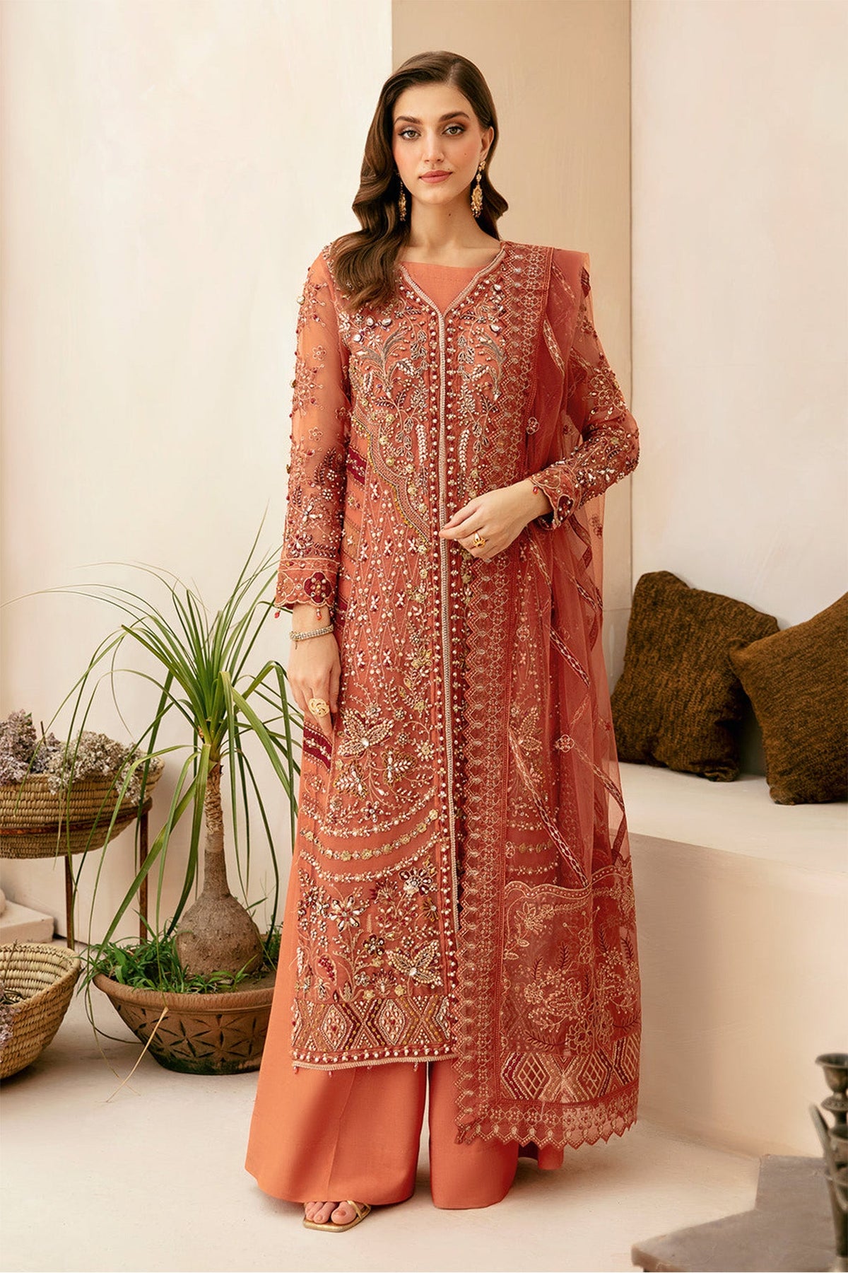 Ramsha Unstitched 3 Piece Luxury Festive Wedding Vol-04 Collection'2024-HB-402