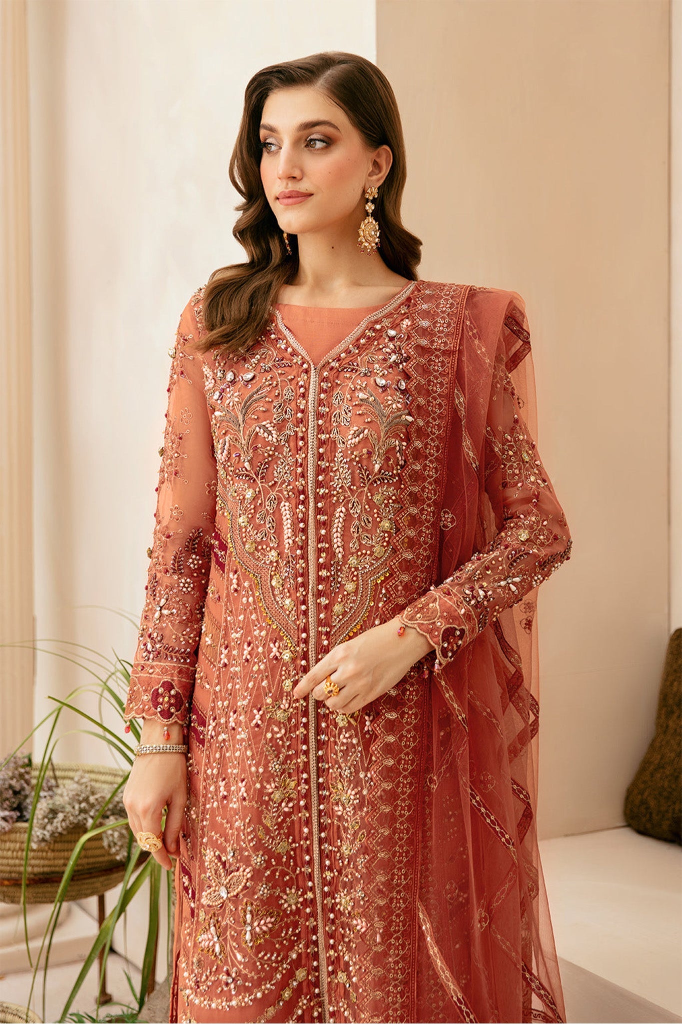Ramsha Unstitched 3 Piece Luxury Festive Wedding Vol-04 Collection'2024-HB-402