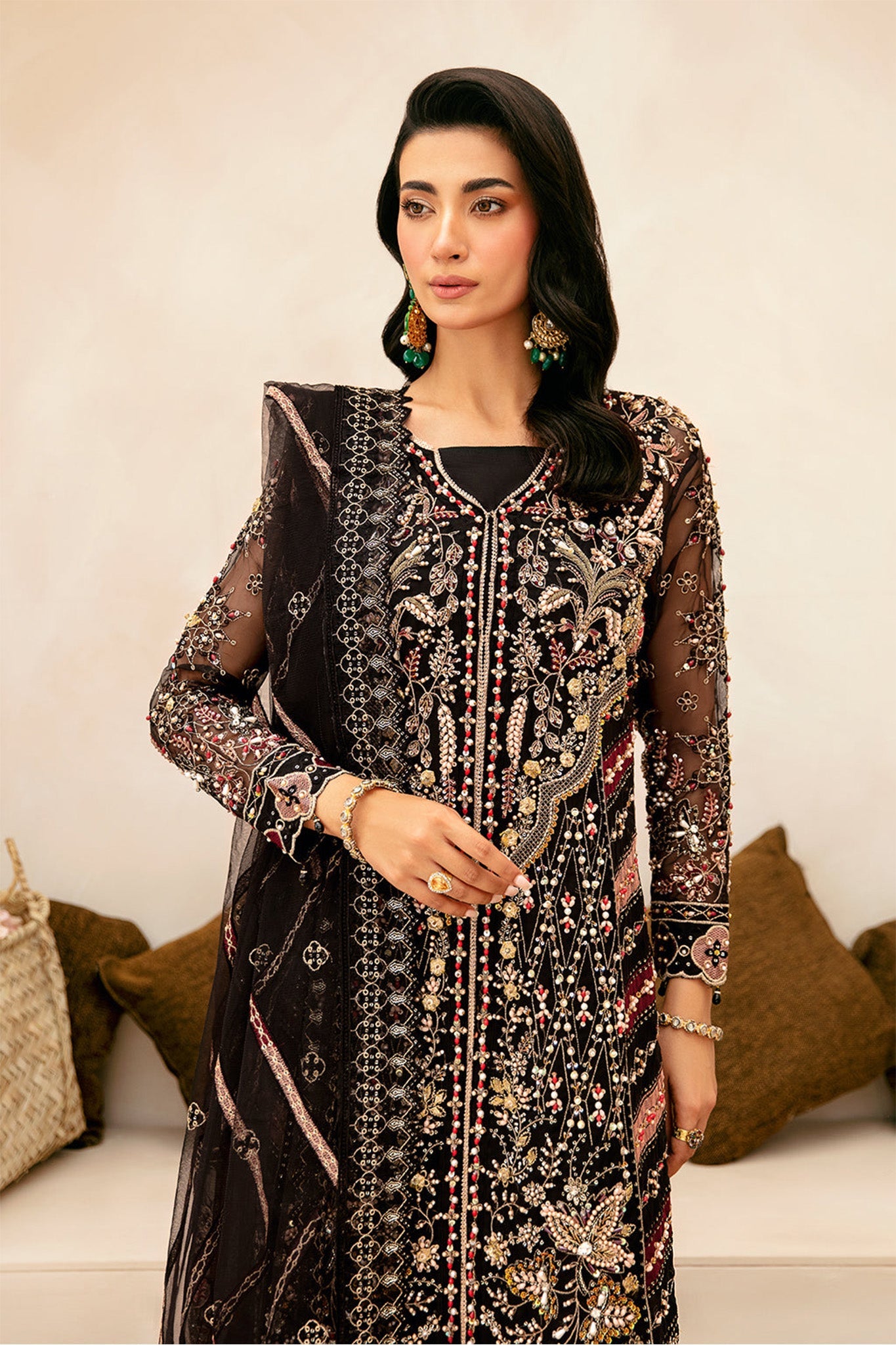 Ramsha Unstitched 3 Piece Luxury Festive Wedding Vol-04 Collection'2024-HA-402