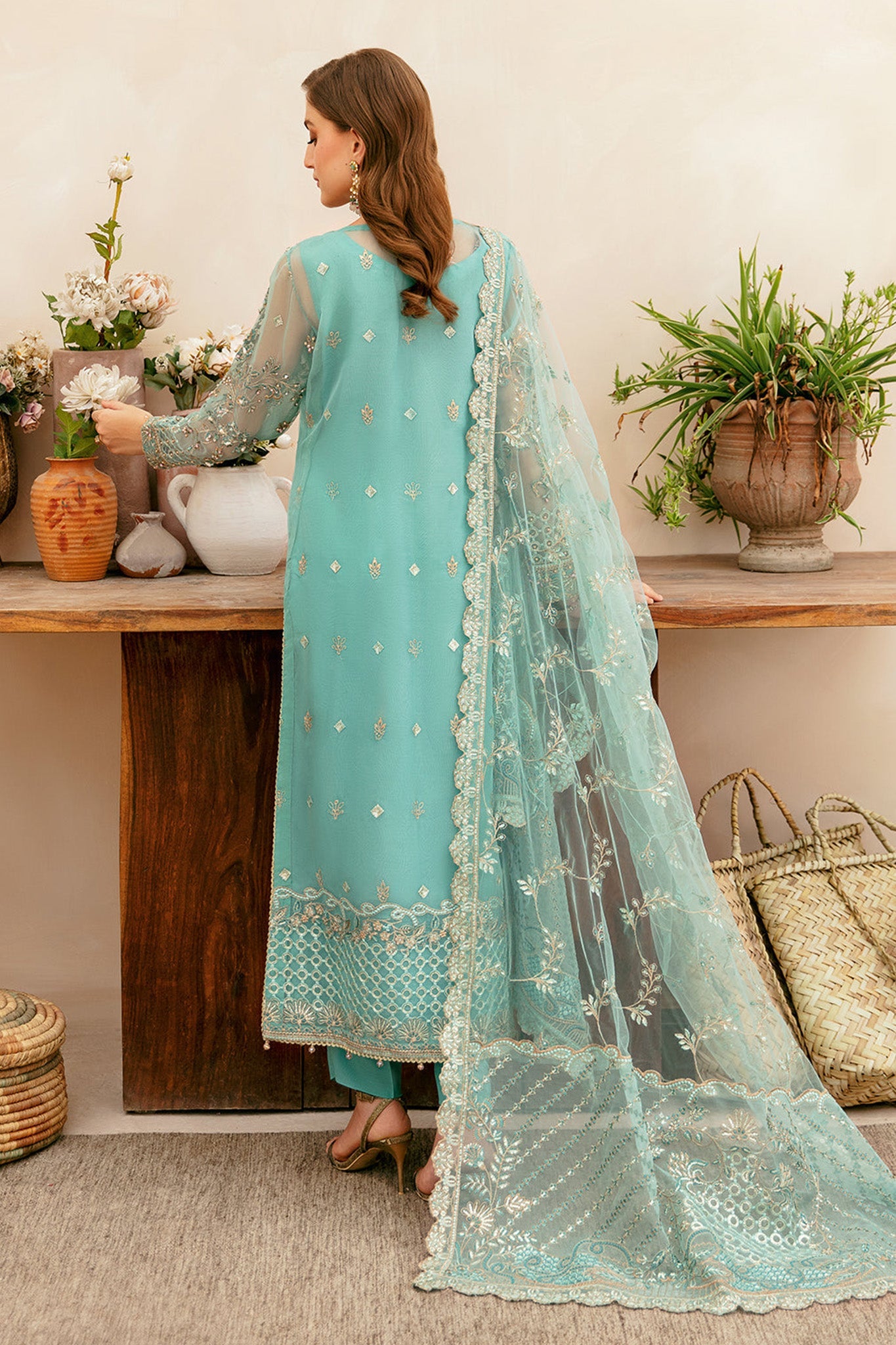 Ramsha Unstitched 3 Piece Luxury Festive Wedding Vol-04 Collection'2024-HA-405
