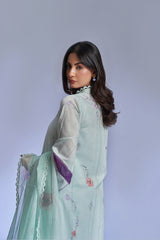 The Affordables By Mariam Malik Stitched 3 Piece Digital Printed Lawn Collection'2025-Icy Mint