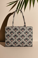 Fineur Canvas Tote Bag BlushLeaf