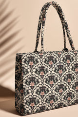 Fineur Canvas Tote Bag BlushLeaf