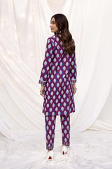 Blumm by Esra Stitched 2 Piece Printed Cambric Chp-02 Collection'2022-B-04-Purple
