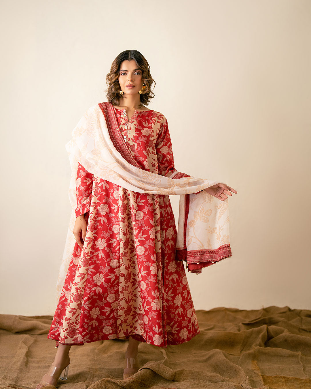 Ayla Studio Stitched Living Coral