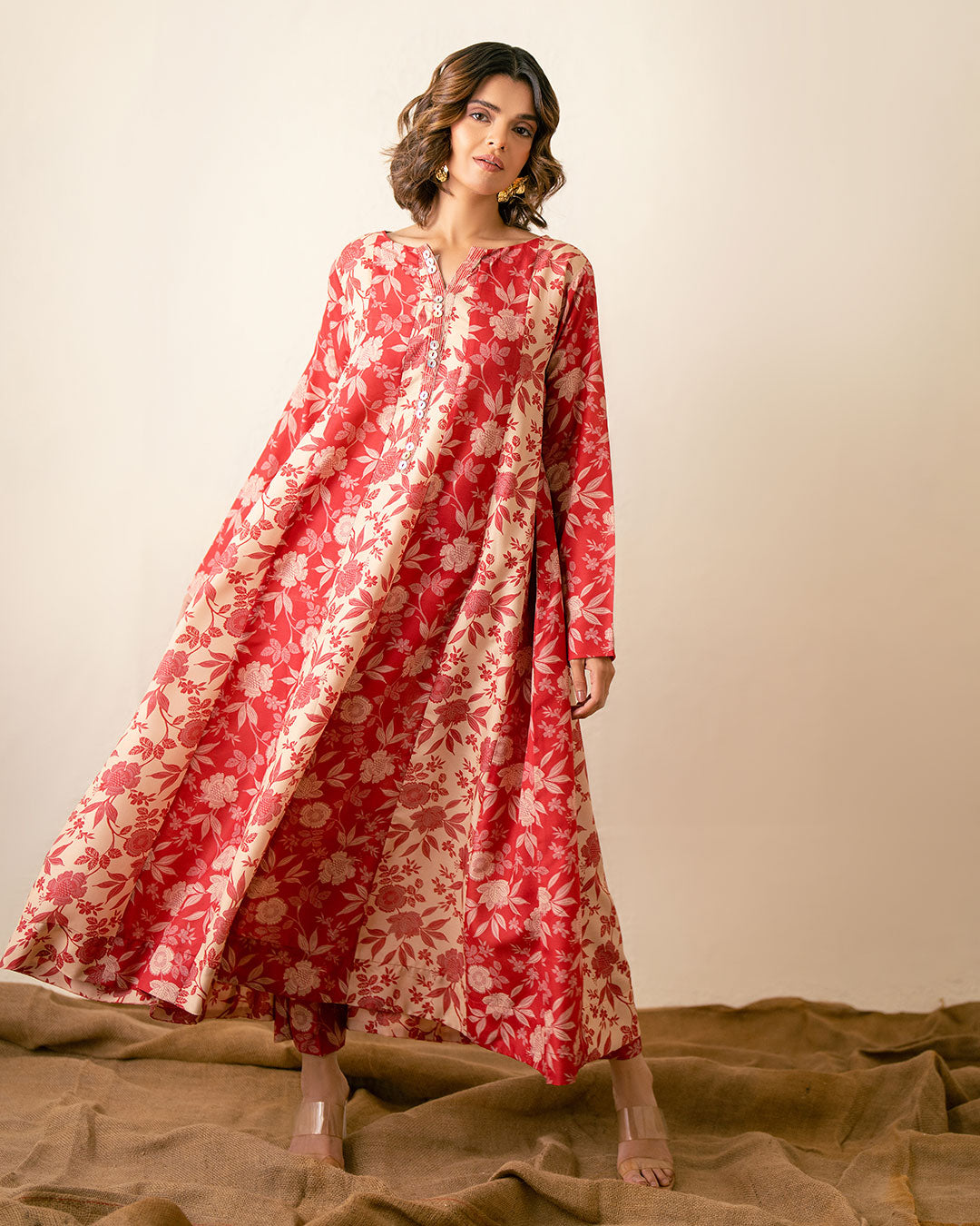 Ayla Studio Stitched Living Coral