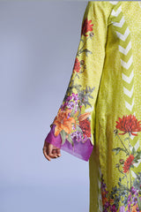 The Affordables By Mariam Malik Stitched 3 Piece Digital Printed Lawn Collection'2025-Floral Green