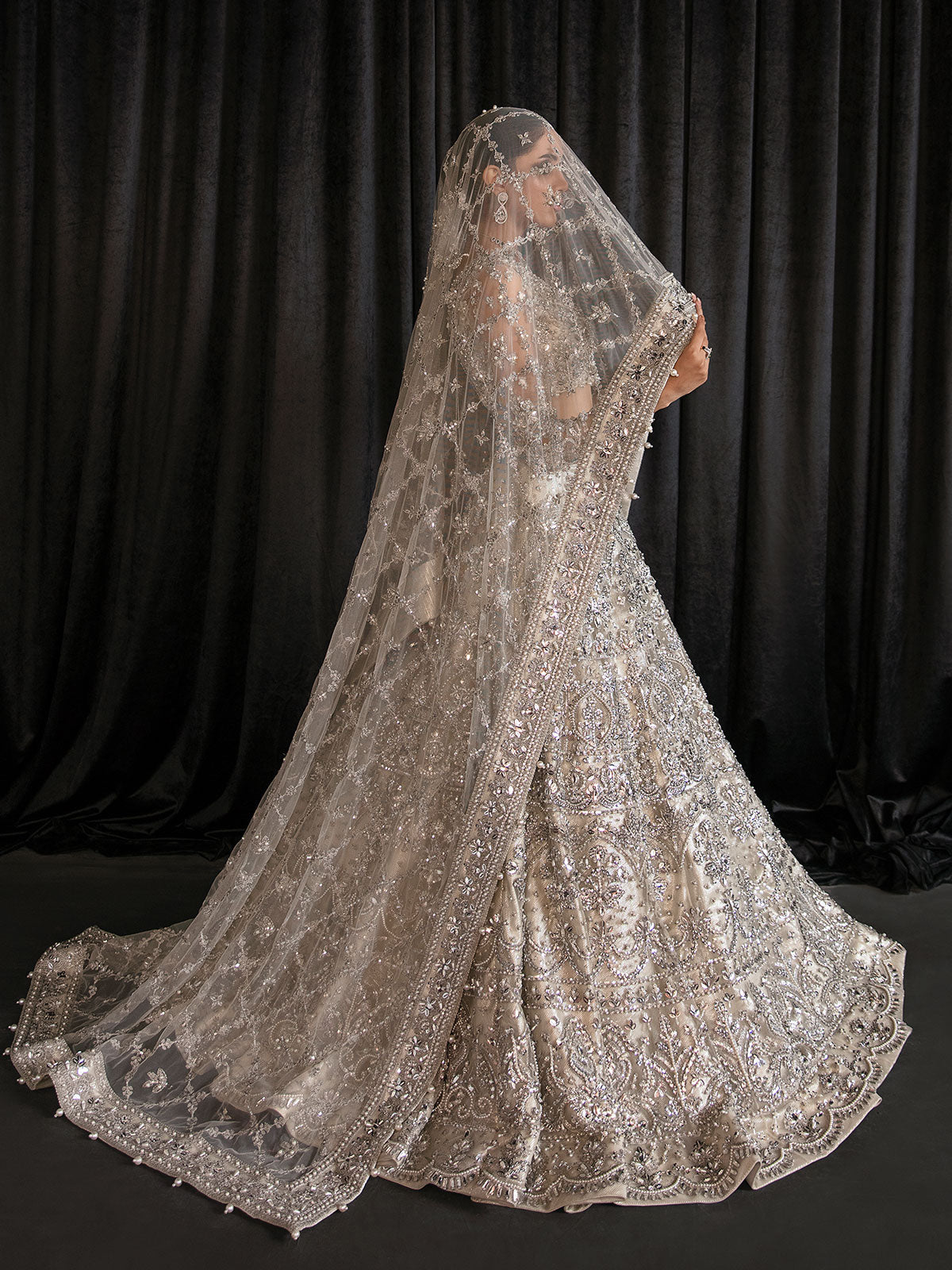 Charmaine By Gulaal Unstitched 3 Piece Bridal Collection'2022Dahlia B-22