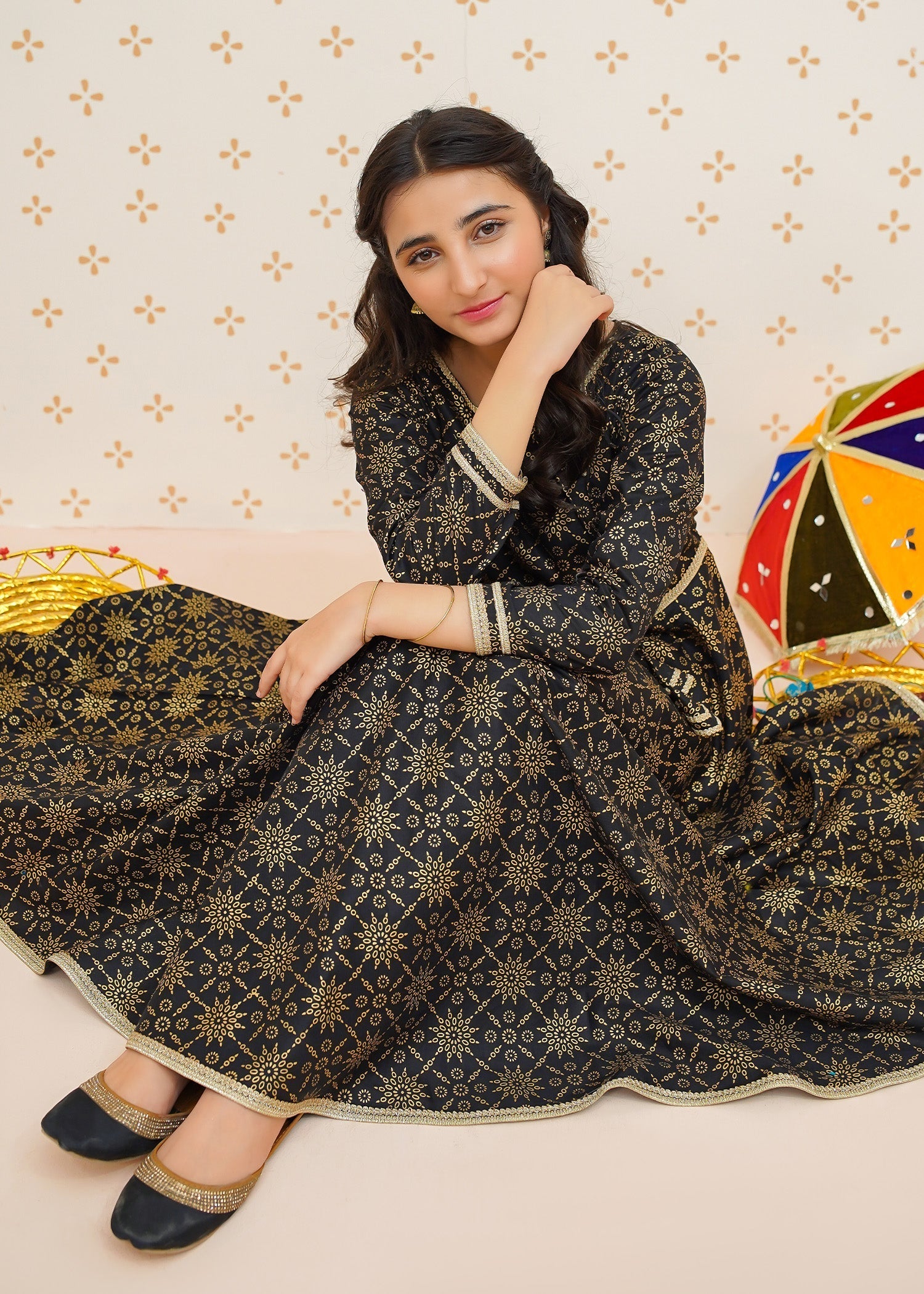 Modest Stitched 3 Piece Cotton Summer Kids Collection'2025-Noor-e-Siyah