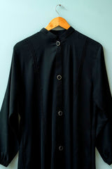 Black Open abaya - Bustangi