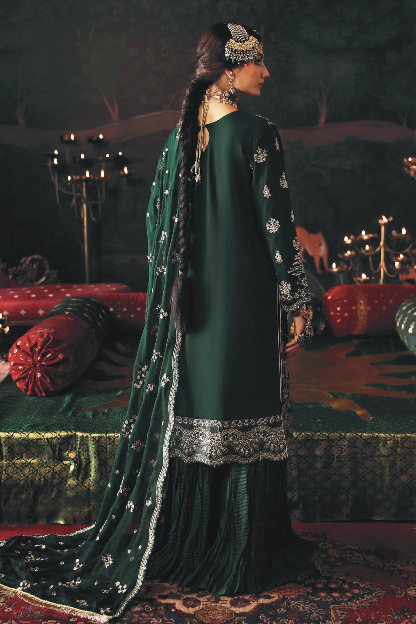 Devdas by Emaan Adeel Unstitched 3 Piece Luxury Festive Formals Collection'2024-Baigam Bano