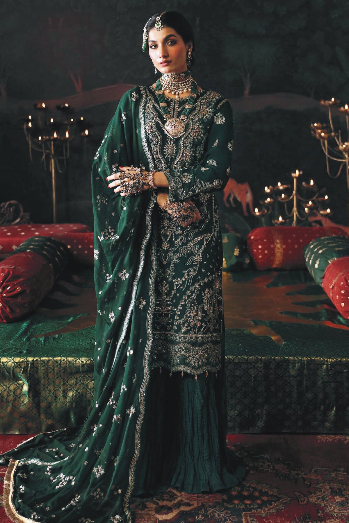 Devdas by Emaan Adeel Unstitched 3 Piece Luxury Festive Formals Collection'2024-Baigam Bano