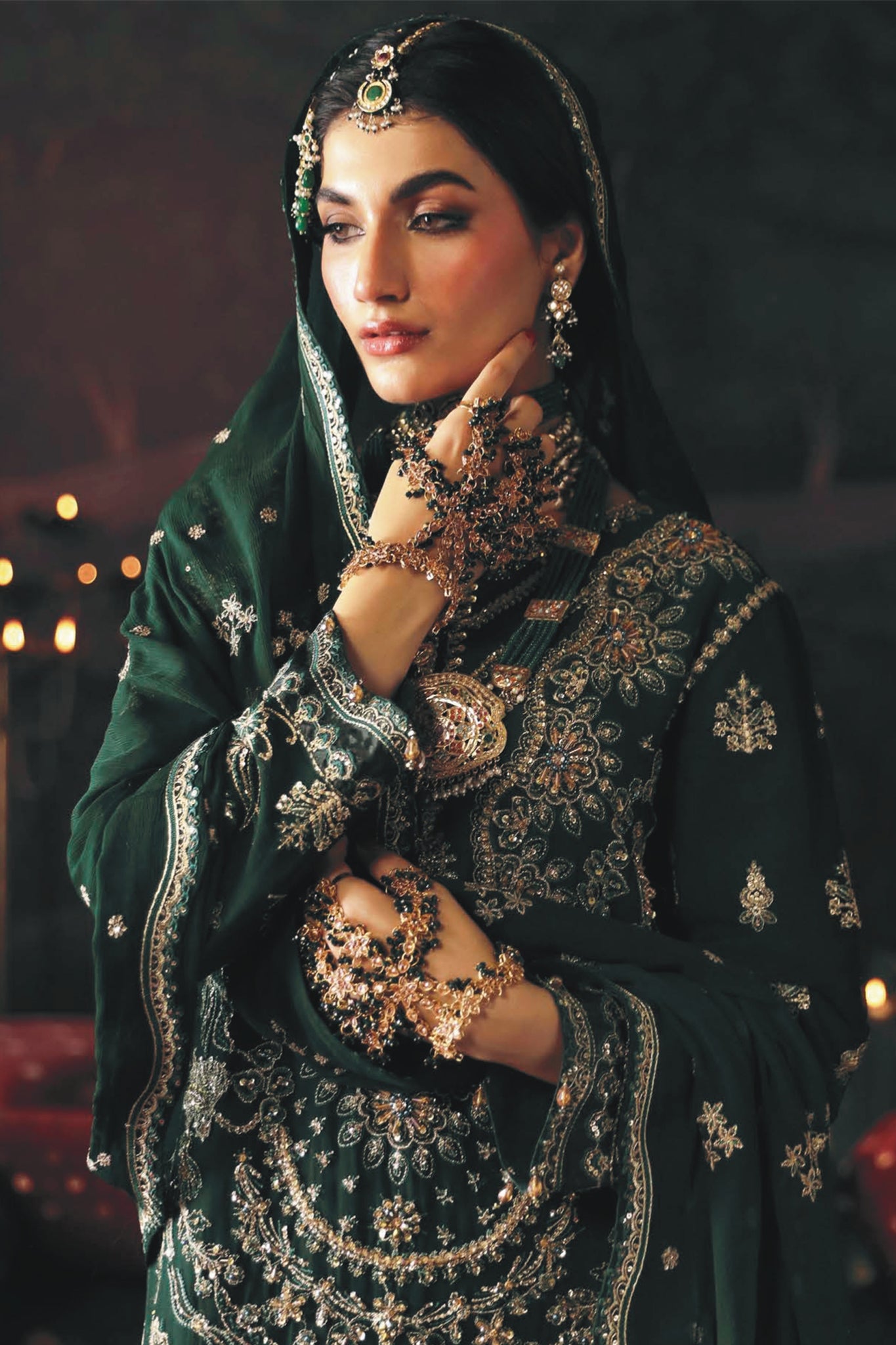 Devdas by Emaan Adeel Unstitched 3 Piece Luxury Festive Formals Collection'2024-Baigam Bano