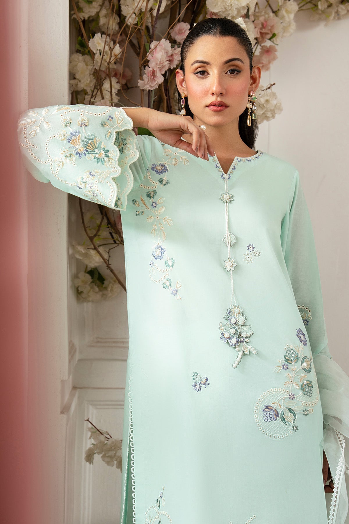 Kianna Pret By Imrozia Serene Stitched Summer Lawn Collection'2025-SP-73 DINA