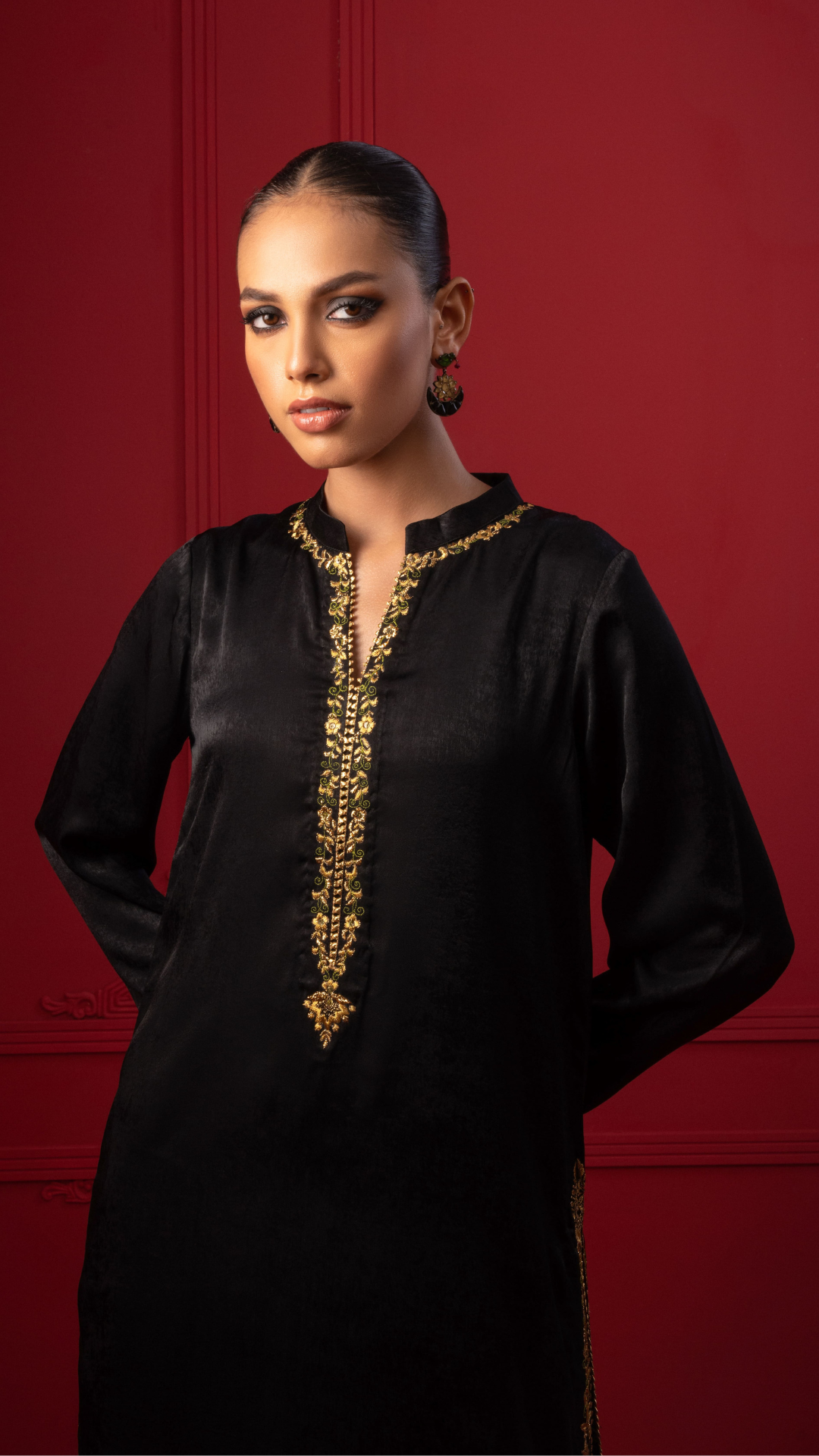 Baraysham By Najia Zia Stitched 2 Piece Winter Collection'2025-Shab-e-Mah