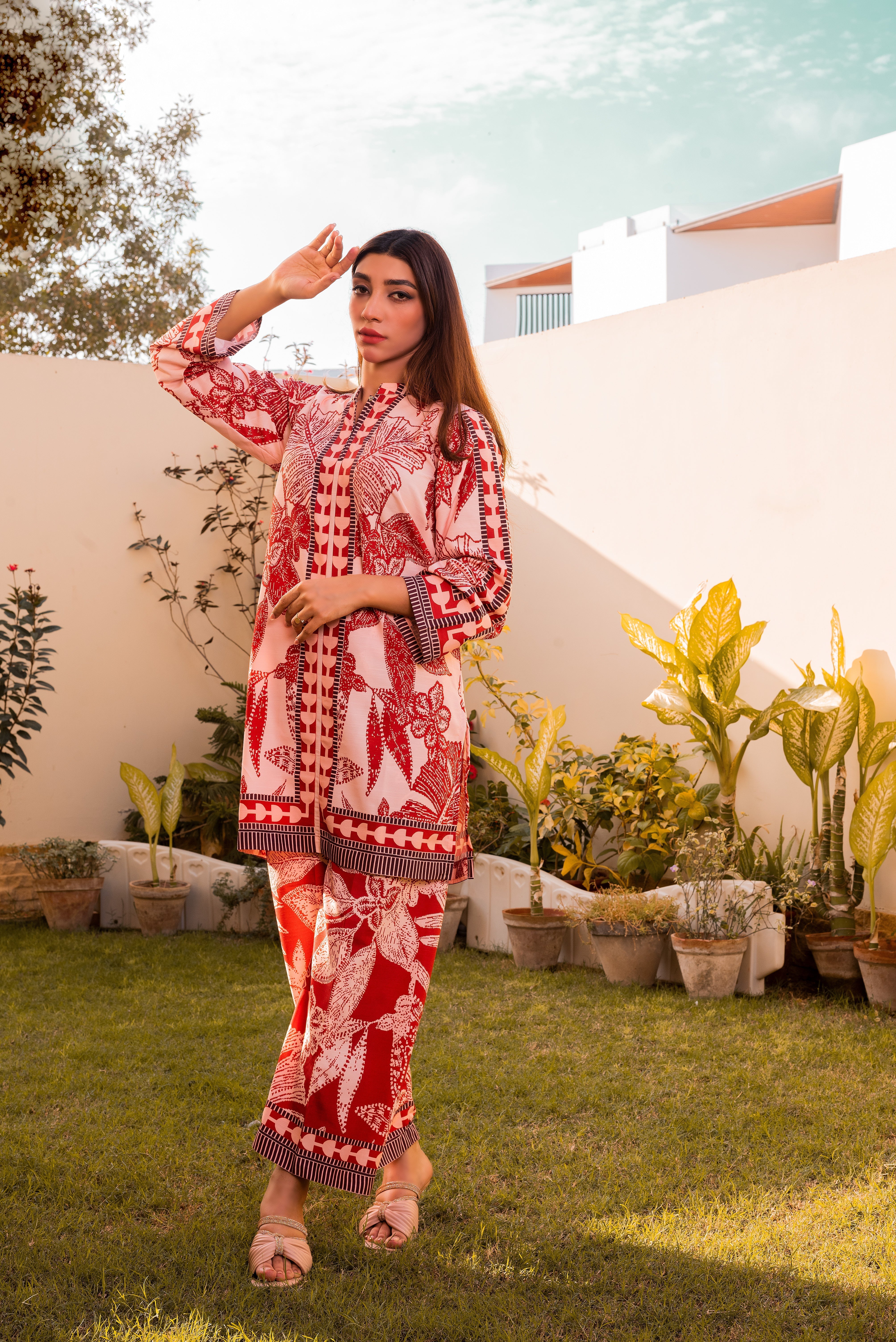 Sonrisa Red Co-ord Set