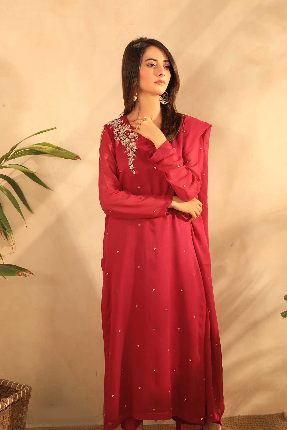 Najia Zia Stitched 2 Piece Festive Collection'2025-Charisma