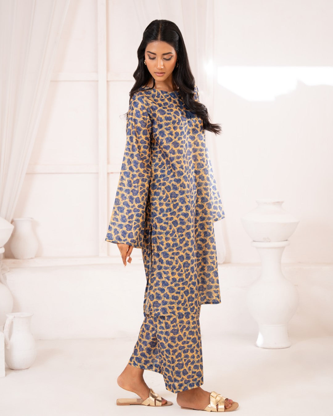Ayla Studio Stitched PRINTED ESSENTIAL CORD - Leopard Garden