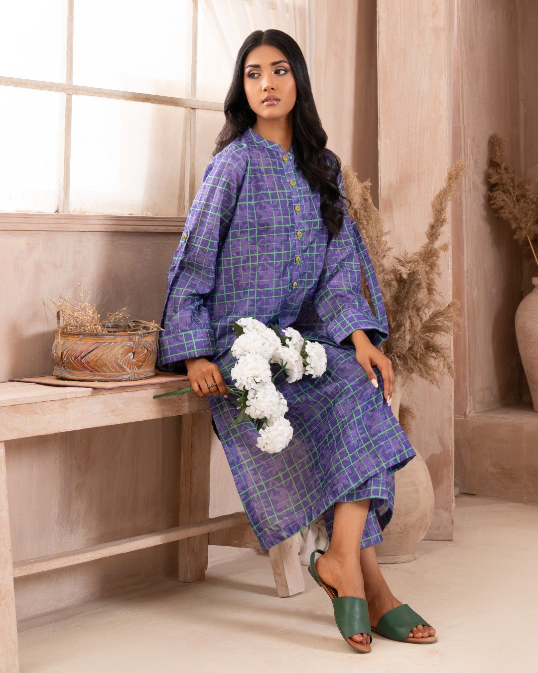 Ayla Studio Stitched PRINTED ESSENTIAL CO-ORD - Neon Poison