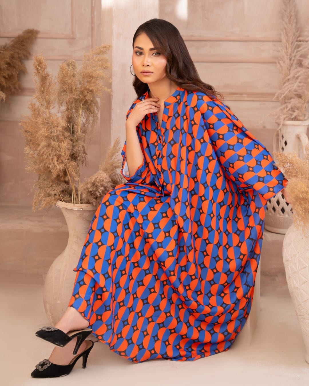 Ayla Studio Stitched PRINTED ESSENTIAL 1PC - Kaleidoscope