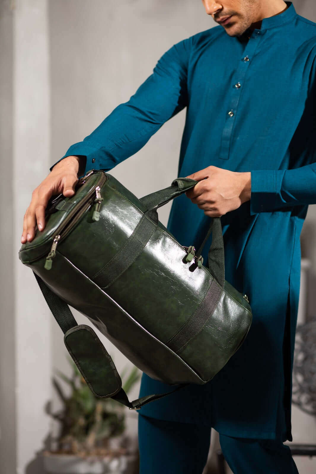 ZORRO DUFFEL GREEN - LEFTOVER - Bag X