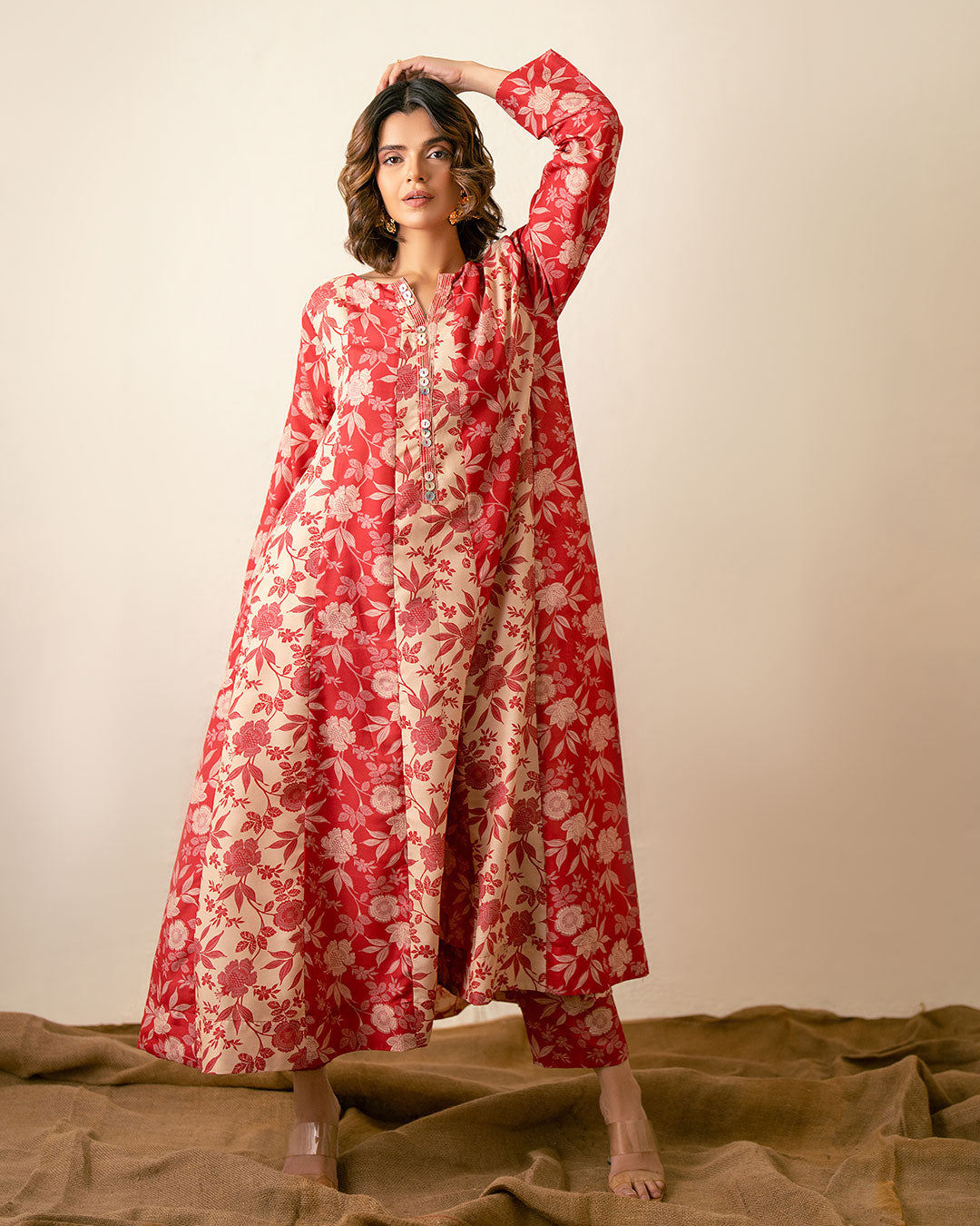 Ayla Studio Stitched Living Coral