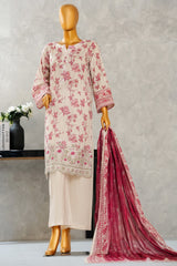 Aashkaar By HZ Stitched 3 Piece Emb Lawn Vol-06 Collection'2025-LPE-517