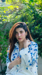 Zaib E Hoor Feroza Blossom 2Pc Stitched Suit