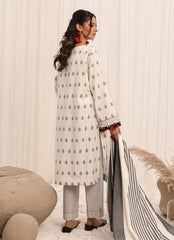 Zlooms 3 Pc Yarn Dyed Unstitched Suit - ZL25-C10-03