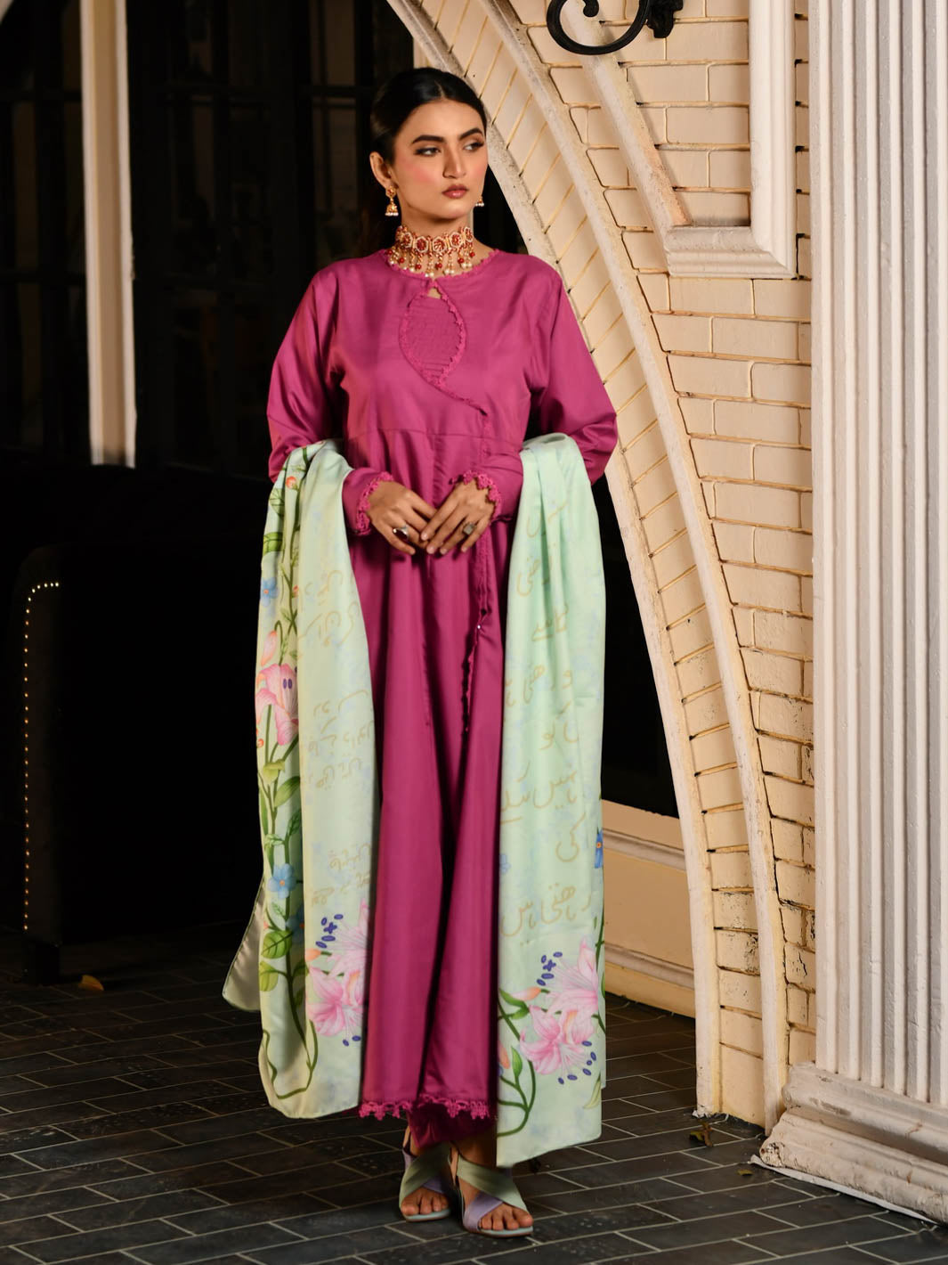 Tng By Md Odhni Collection-Aadat  (Crysal Green)
