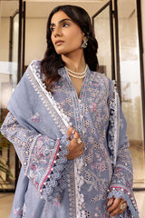 Motifz Unstitched 3 Piece Premium Emb Lawn Drop-01 Collection'2025-5302-Rosalie