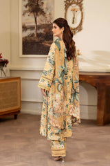 Summer Scent By Nine Needles Stitched 3 Piece Summer Collection'2025-Amber Lily-NP-03