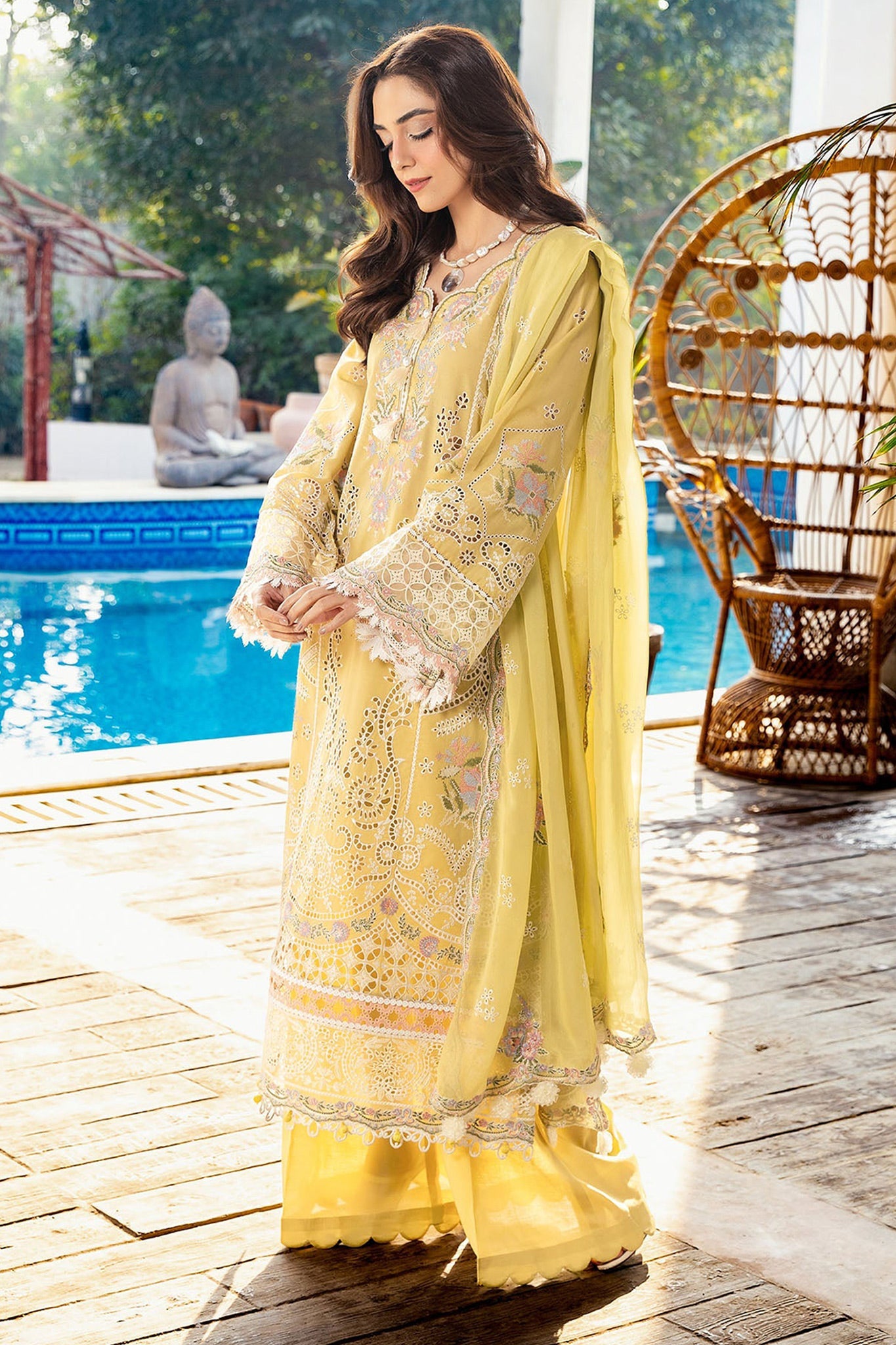 Motifz Unstitched 3 Piece Premium Emb Lawn Drop-01 Collection'2025-5307-Nicole