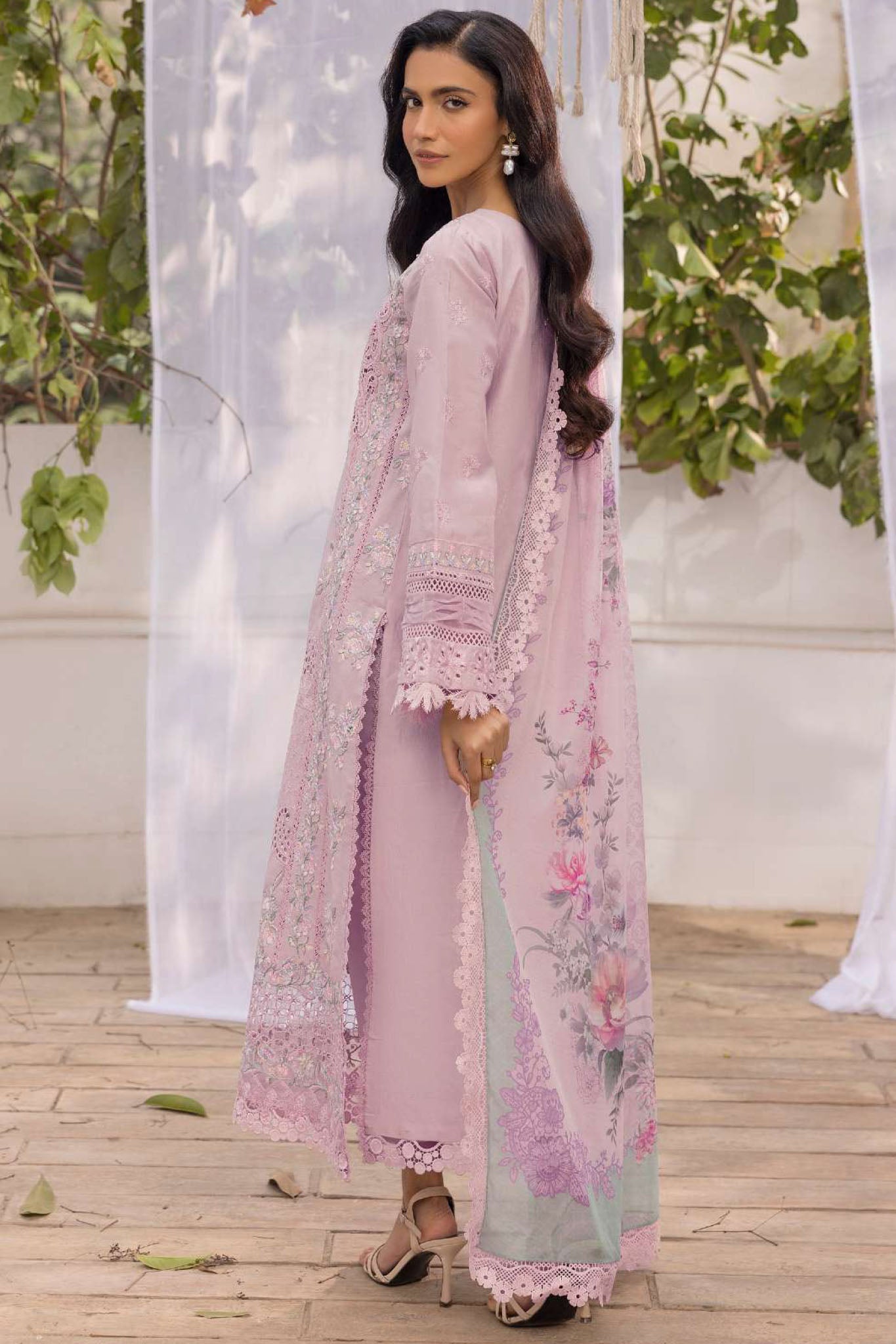 Motifz Unstitched 3 Piece Premium Emb Lawn Vol-02 Collection'2025-5312-Aveline