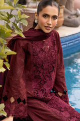Motifz Unstitched 3 Piece Premium Emb Lawn Vol-02 Collection'2025-5313-Sabine