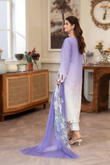 Summer Scent By Nine Needles Stitched 3 Piece Summer Collection'2025-Pansy-NP-06